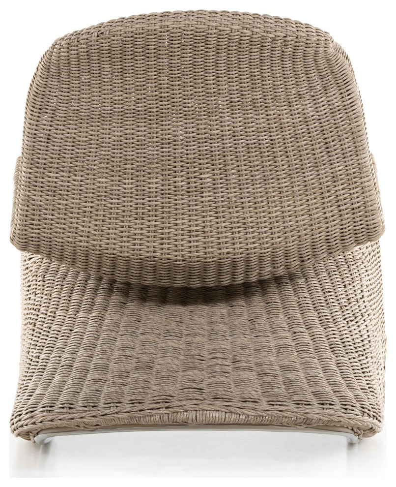 Portia Outdoor Rocking Chair-White