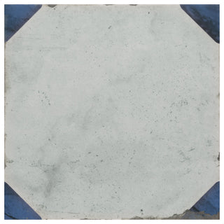 Renaissance Deco Indigo Corner Porcelain Floor and Wall Tile