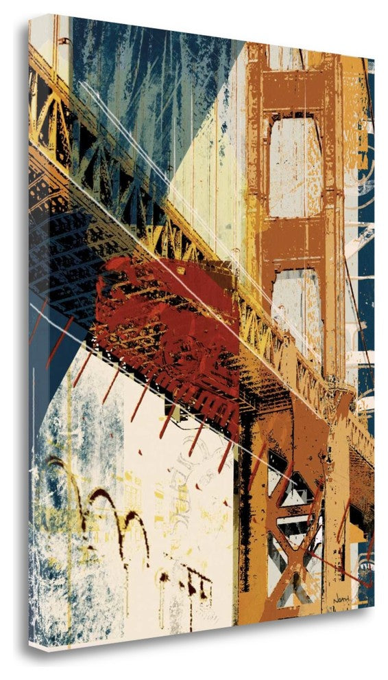 "Into Manhattan I" By Noah, Giclee Print on Gallery Wrap Canvas, Ready to Hang
