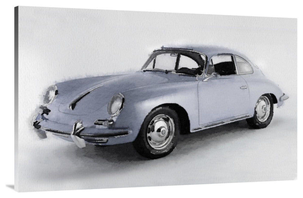 "1964 Porsche 356B Watercolor" Fine Art Print