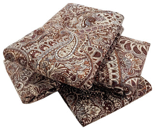 Paisley Suede 4 Piece Pillow Shell Set, Purple Ash, 20"x20"