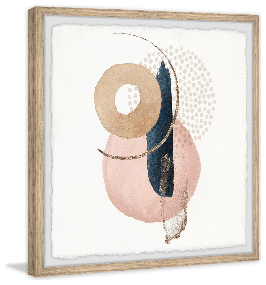 "Perfect Slice" Framed Painting Print, 18x18