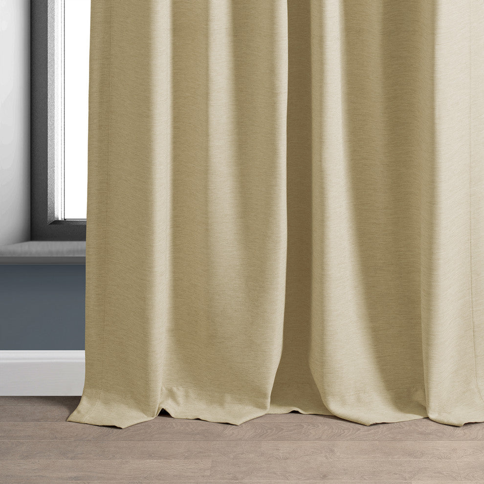 Candlelight Bellino Blackout Room Darkening Curtain Single Panel, 50"x84"