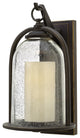 Hinkley Quincy Outdoor Large Wall Mount Lantern, Oil Rubbed Bronze