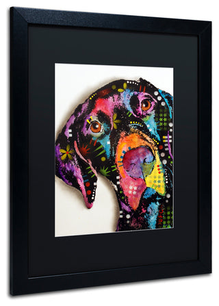 Dean Russo 'Pointer' Framed Art, Black Frame, 16"x20", Black Matte