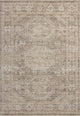 Chris Loves Julia x Loloi Ida Taupe / Multi 3'-6" x 5'-6" Accent Rug