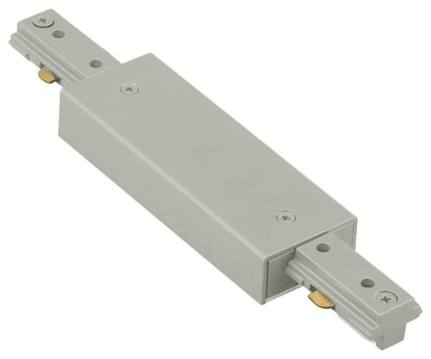 WAC Lighting J Track Power Feedable I Connector in Brushed Nickel