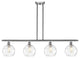 Innovations 516-4I-SN-G1215-8 4 Light Island Light, Brushed Satin Nickel