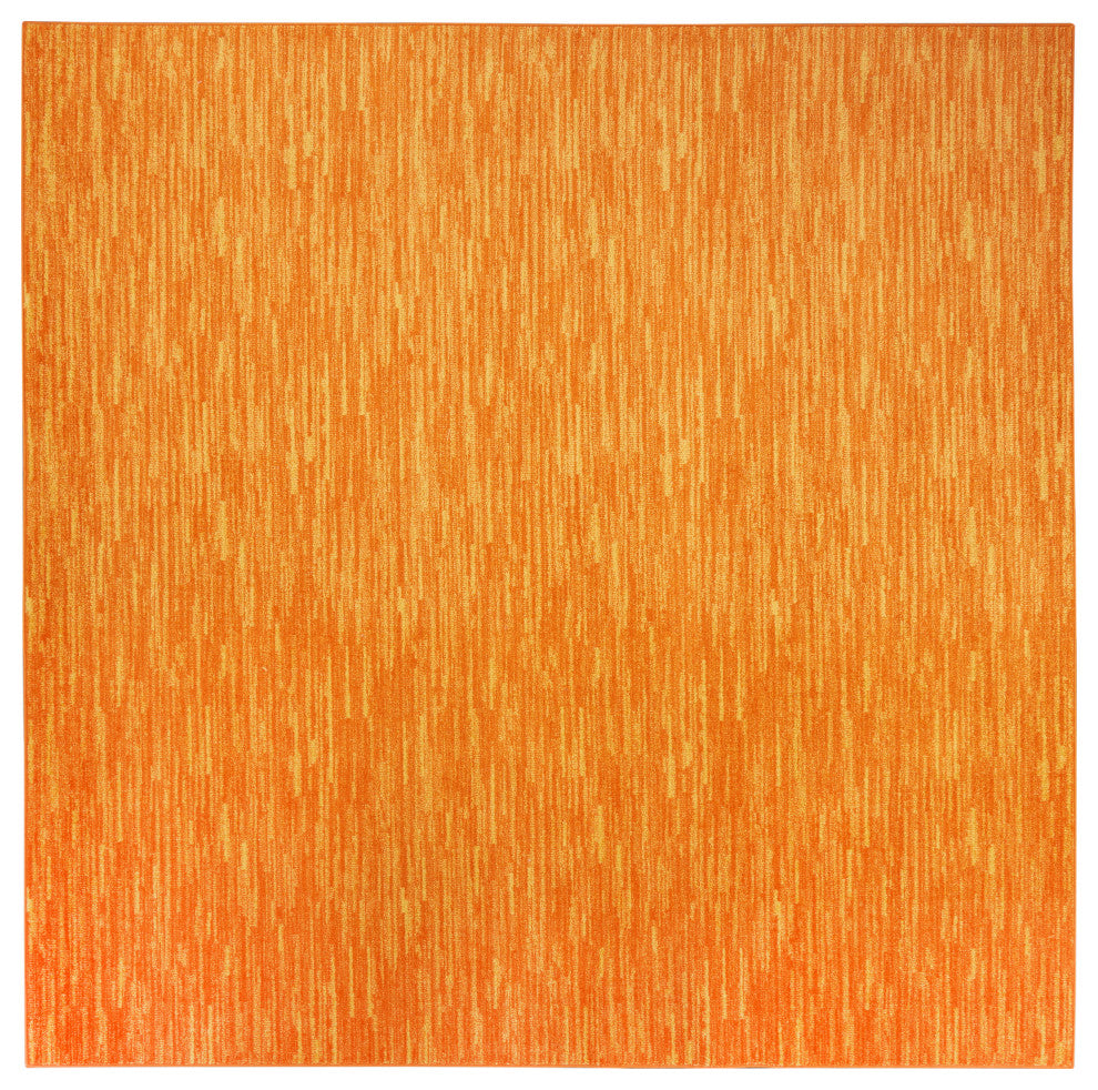 Nourison Essentials 9' x Square Sunburst Outdoor Area Rug