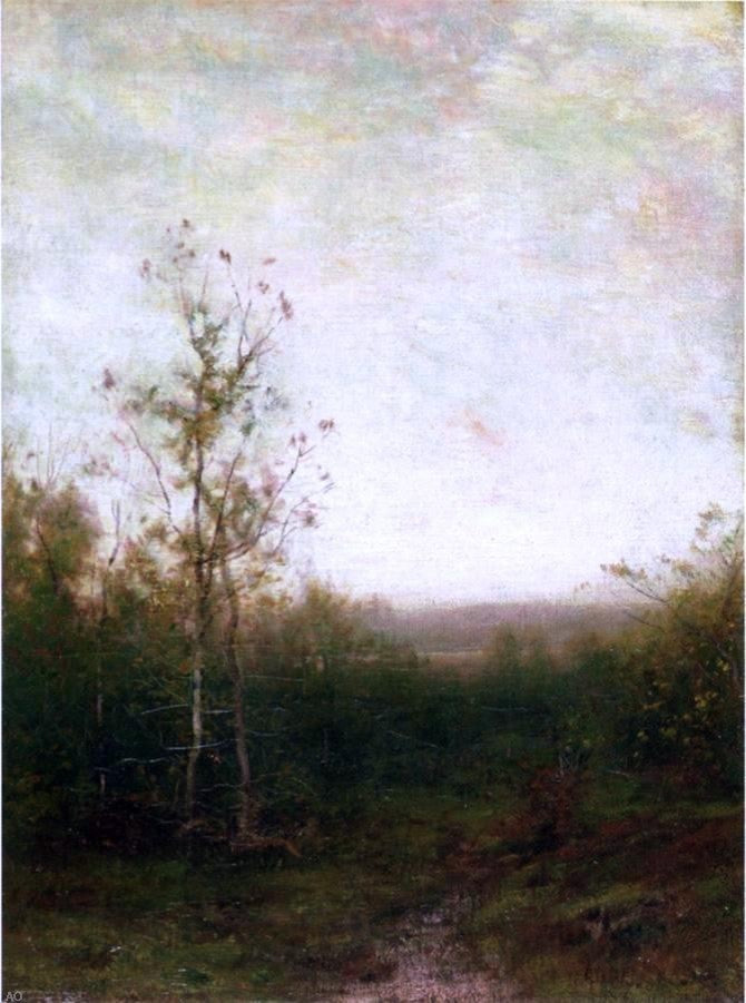 Alexander Helwig Wyant The Golden Hour, Gallery Wrapped Canvas Print, 21"x28"