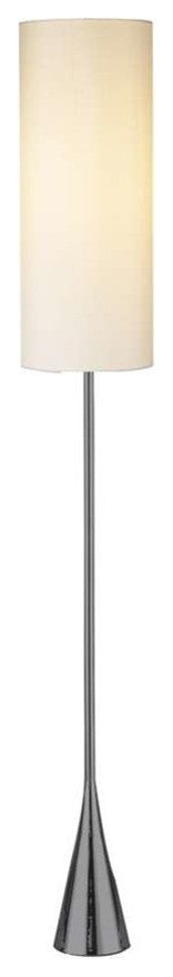 Bella Floor Lamp, Black Nickel
