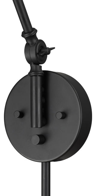 Edward 1 Light 10 in. Swing Arm Wall Lamp Plug In/Wall Mount