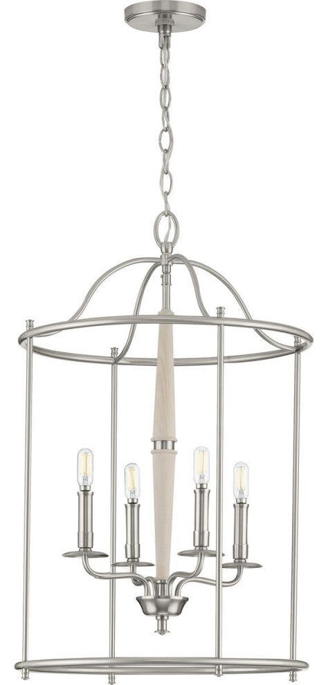 Durrell Collection 4-Light Brushed Nickel Medium Foyer