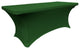 LA Linen Rectangular Spandex Table Cover, Emerald Green, 96"x30"x30"