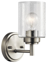 Wall Sconce 1-Light, Brushed Nickel