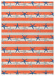 Indoor/Outdoor Seabreeze SZ12 Salmon Machine Washable 3' x 5' Rug