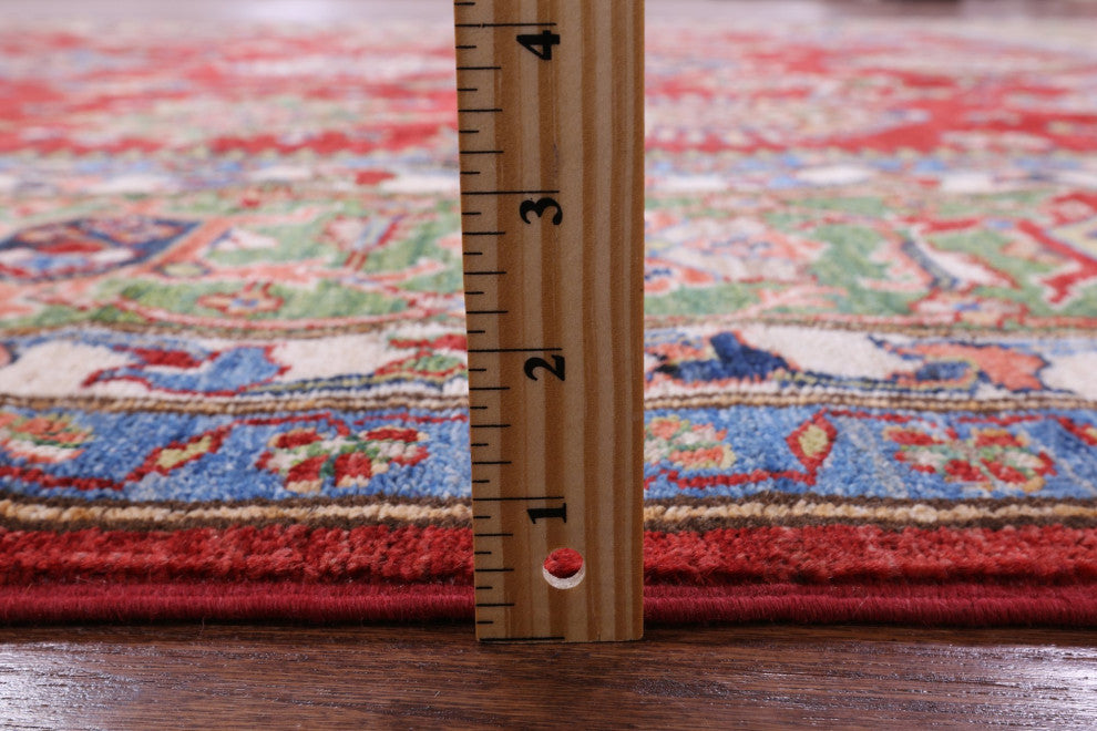 Hand Knotted Super Kazak Wool Rug 8' 2" X 10' 2" Q10536
