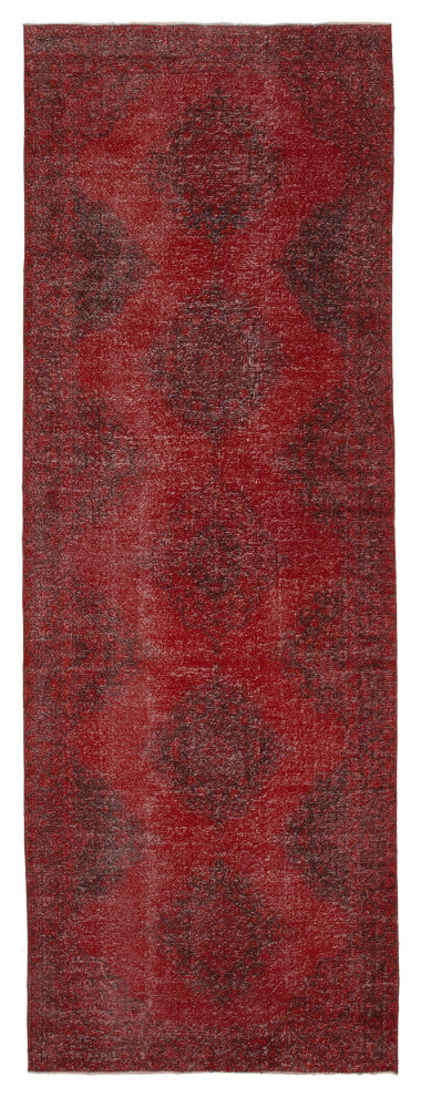 Rug N Carpet - Handmade Oriental 4' 8" x 13' 7" Tribal Runner Rug