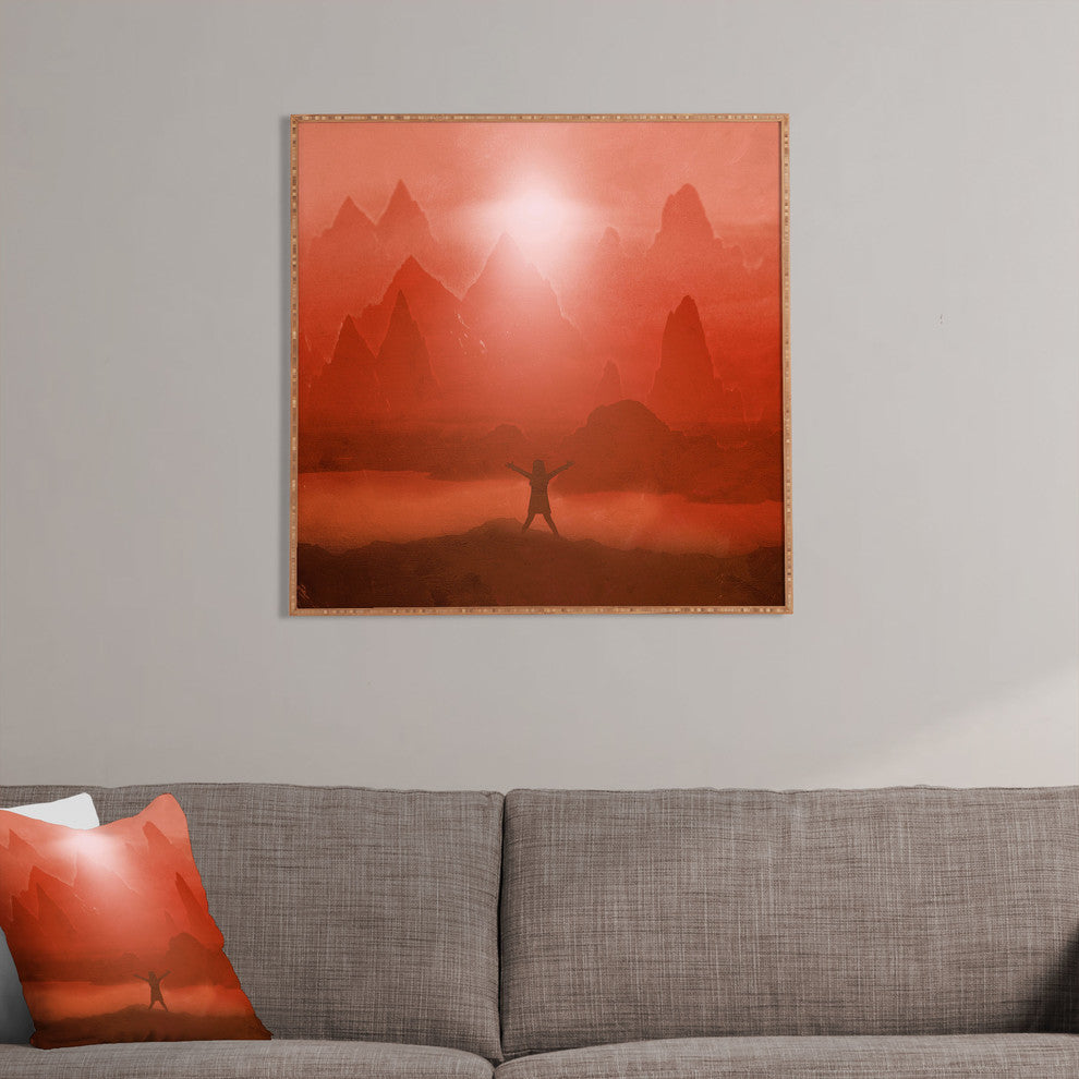 Deny Designs Viviana Gonzalez Naturaleza Y Luz II Framed Wall Art
