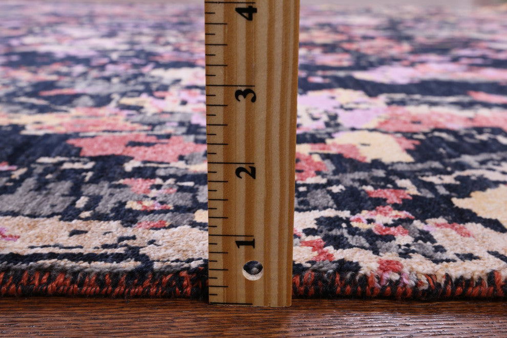Handmade Modern Wool and Silk Rug 6' 2" X 9' 1" Q6850