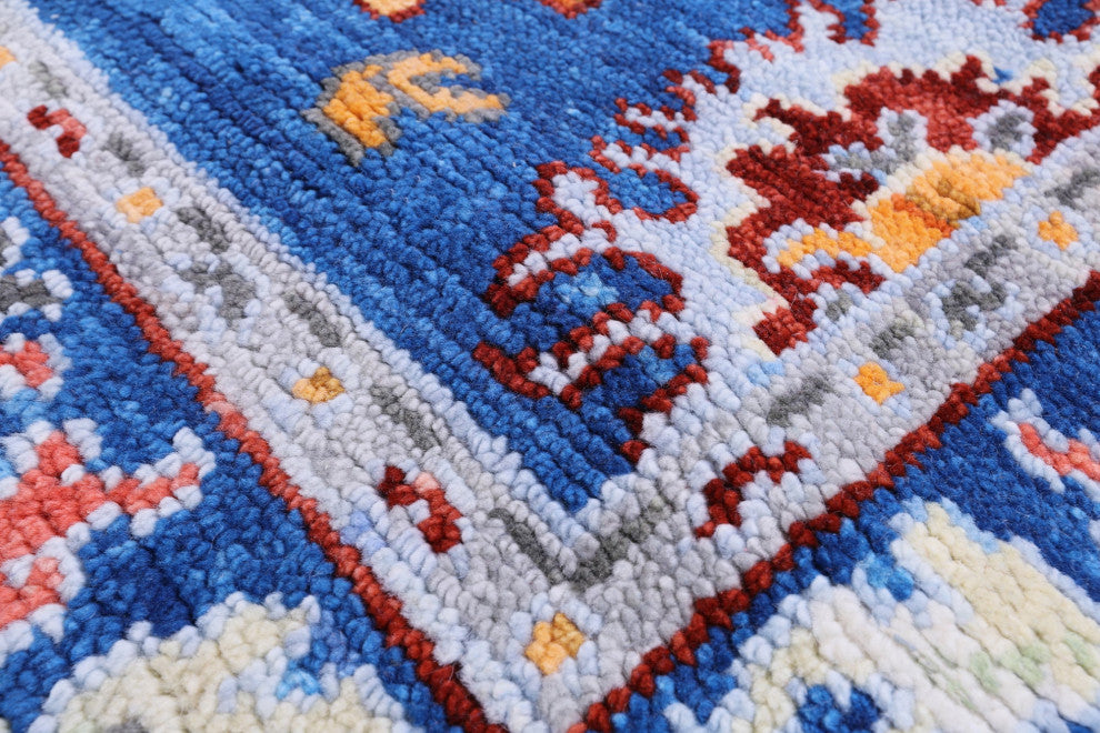 Turkish Oushak Handmade Rug 4' 2" X 6' 3" - Q13671