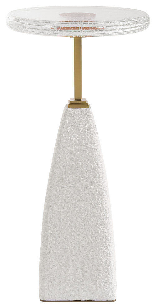 Uttermost Sora Glass Drink Table