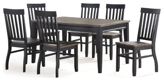 Raven Noir 7-Piece Dining Set
