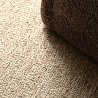 Jaipur Living Sitari MLR02 Handmade Solid Tan Area Rug, 6'x9'