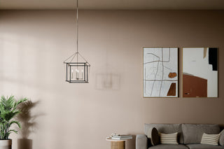 Eisley 4 Light Foyer Pendant, Polished Nickel, 21.25"