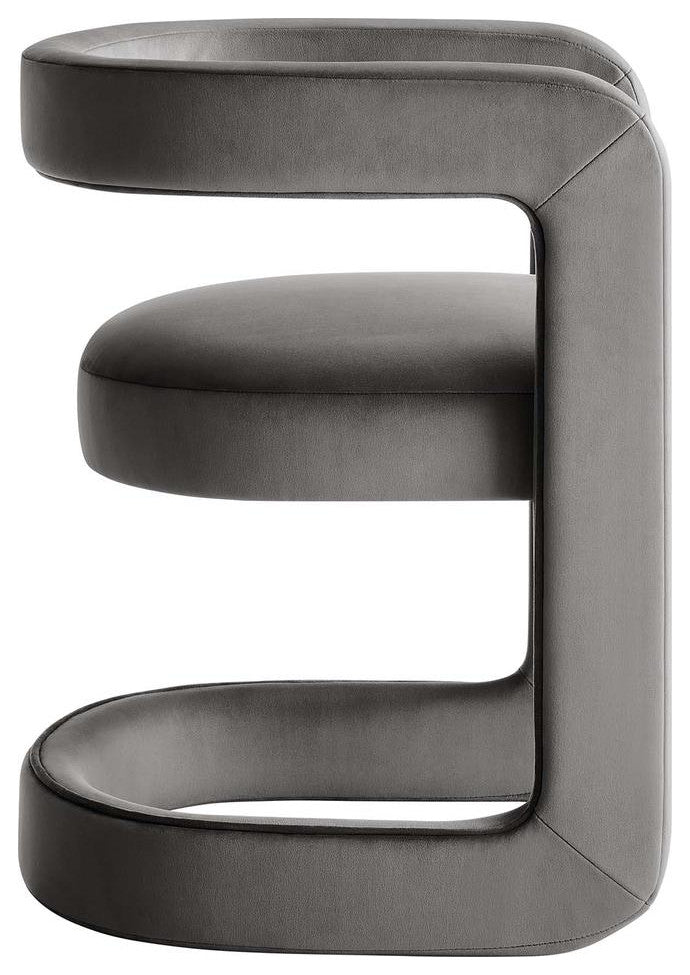 Winslow Performance Velvet Barrel Accent Chair