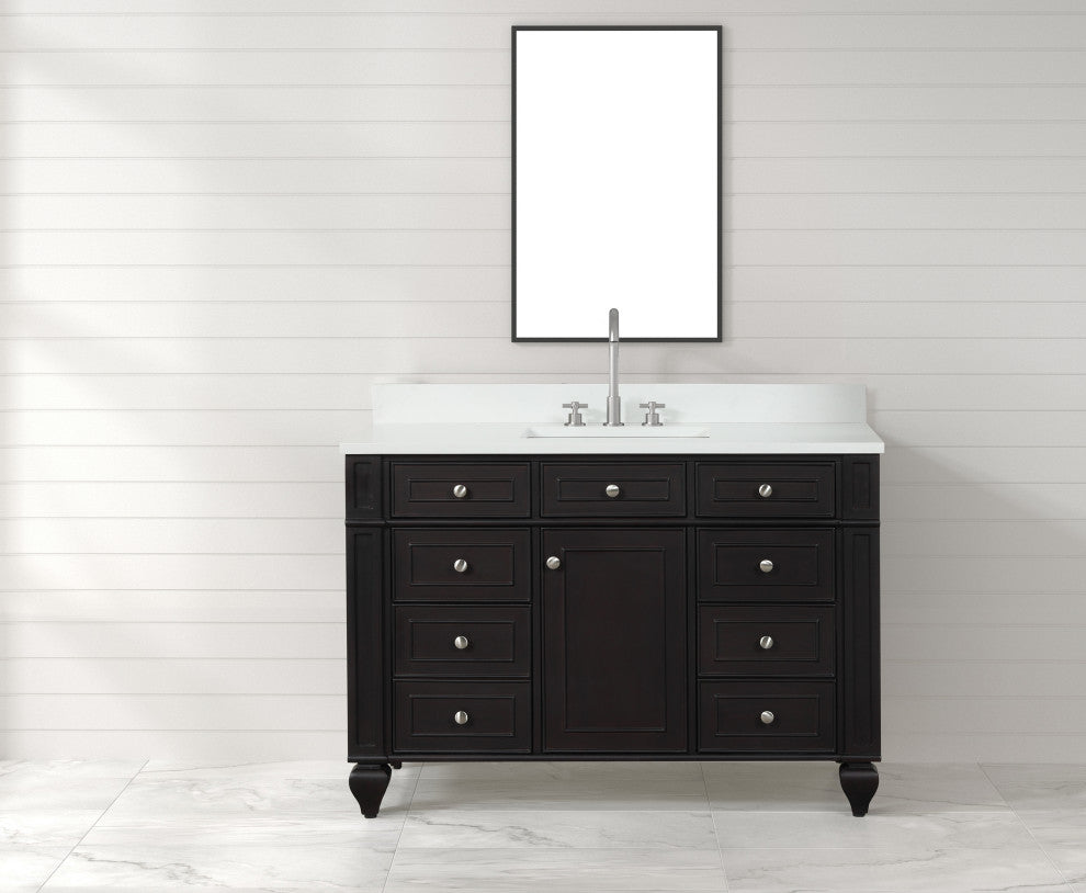 Winston 48" Single Vanity, Espresso