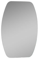 Frameless Oval Beveled Mirror