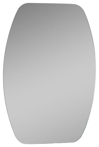 Frameless Oval Beveled Mirror