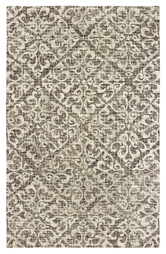 Tallavera 55607 Rug, Brown/Ivory, 10'0"x13'0"