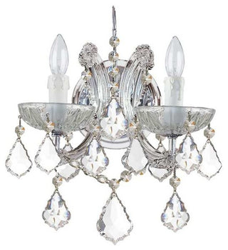 Crystorama Maria Theresa Wall Mount, Hand Cut Crystal
