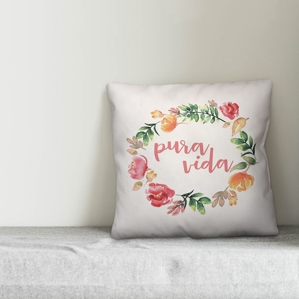 Pure Vida 18x18 Spun Poly Pillow