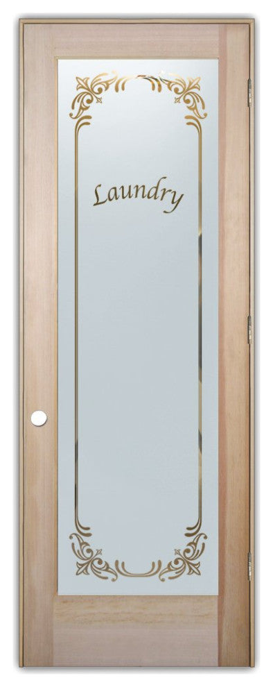 Laundry Door - Lenora - Douglas Fir (stain grade) - 32" x 84" - Knob on Left...