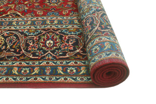 Fine Vintage Distressed Dilek Red/Navy Rug, 8'2 x 11'1