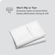 Bare Home Microfiber Pillowcases - Set of 2, White, King
