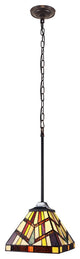 CHLOE Lighting CH3T523BM08-DP1 VINCENT Mission Blackish 1 Light Mini-Pendant