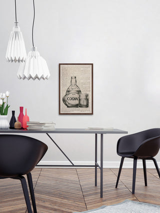 "French Cognac" Framed Painting Print, 16"x24"