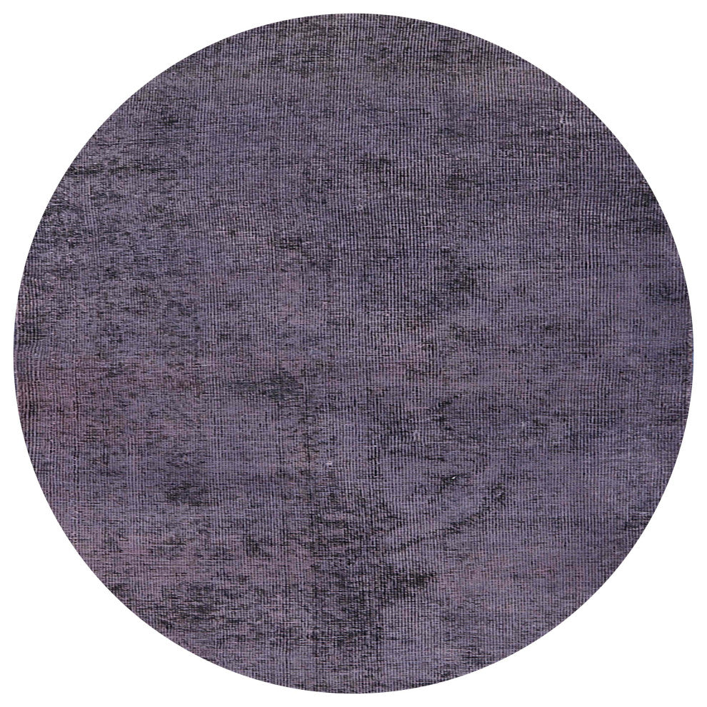 Ahgly Company Indoor Round Mid-Century Modern Area Rugs, 6' Round