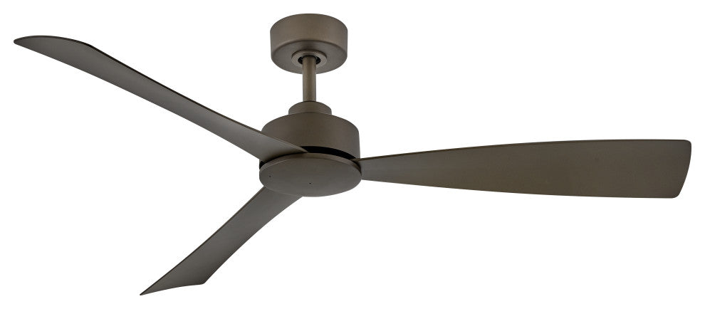 Hinkley Iver 56" Indoor/Outdoor LED Fan with, Metallic Matte Black
