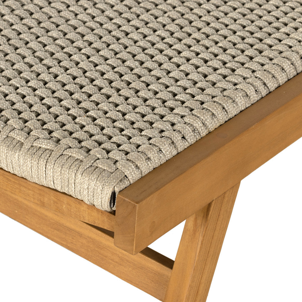 Delano Outdoor Chaise Lounge-Natural