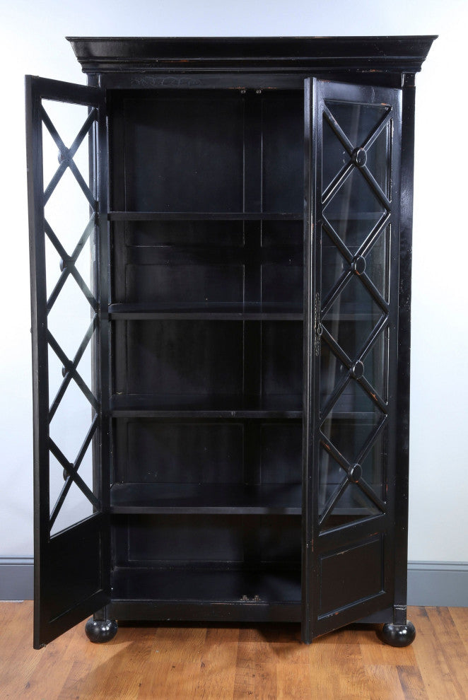 Anya 2-Door Cabinet, Black