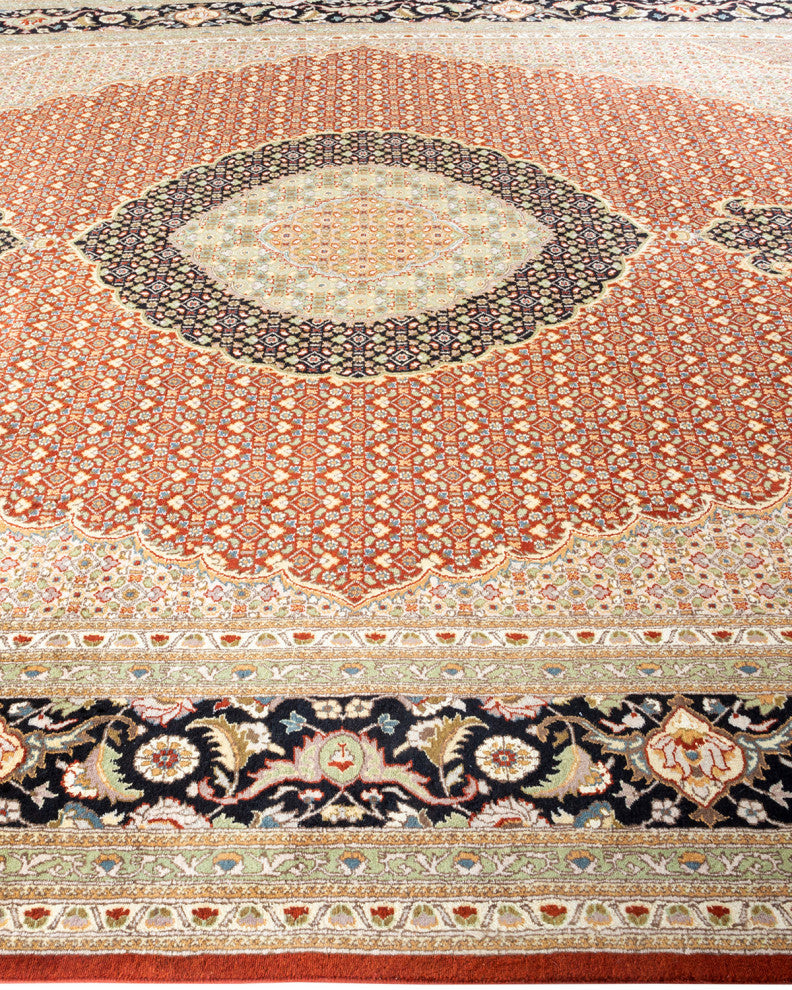 MOGUL, Hand Knotted Area Rug 12' 9" X 9' 1"