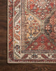 Spice Multi-Printed Polyester Loren LQ-16 Area Rug, 7'6"x9'6"