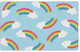 Flagship Carpets CA1992-44SG Schoolgirl Style Hello Sunshine Whimsical Rainbows