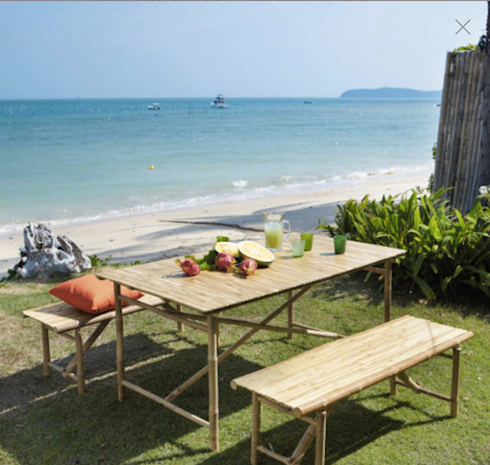 Bamboo Folding Bench