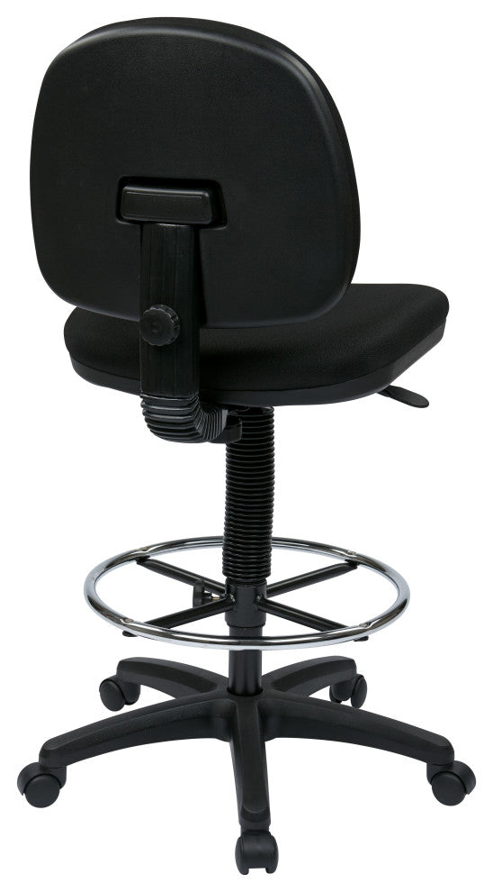 Economical Chair With Chrome Teardrop Footrest